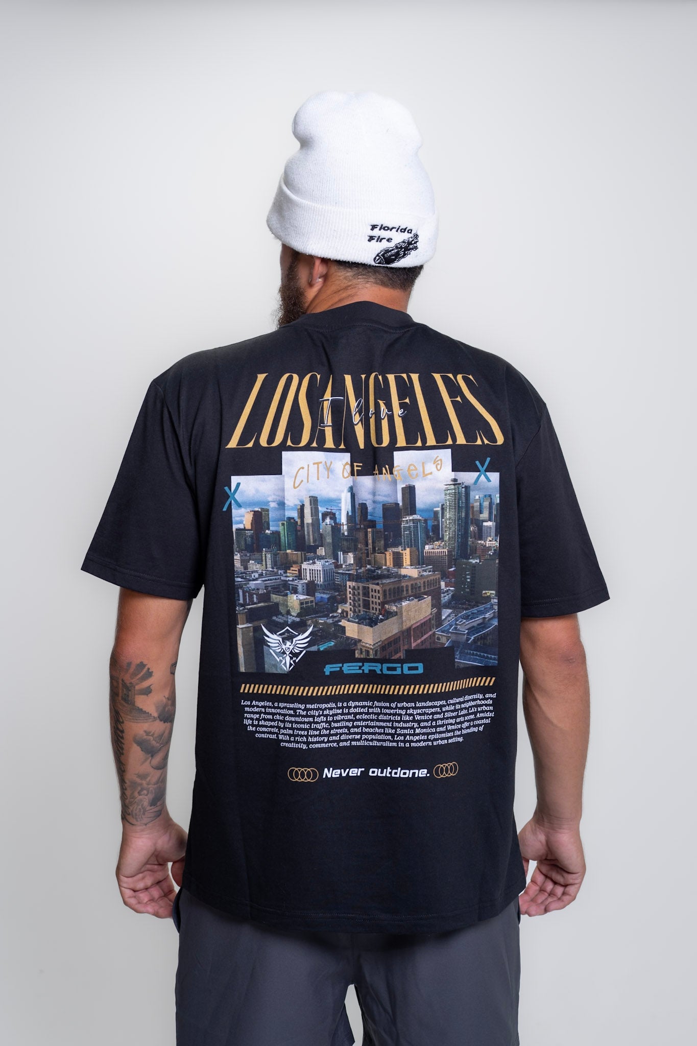 The Angelino | Black, White, & Gold