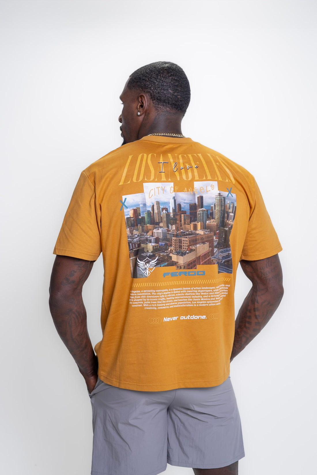 The Angelino | Black, White, & Gold