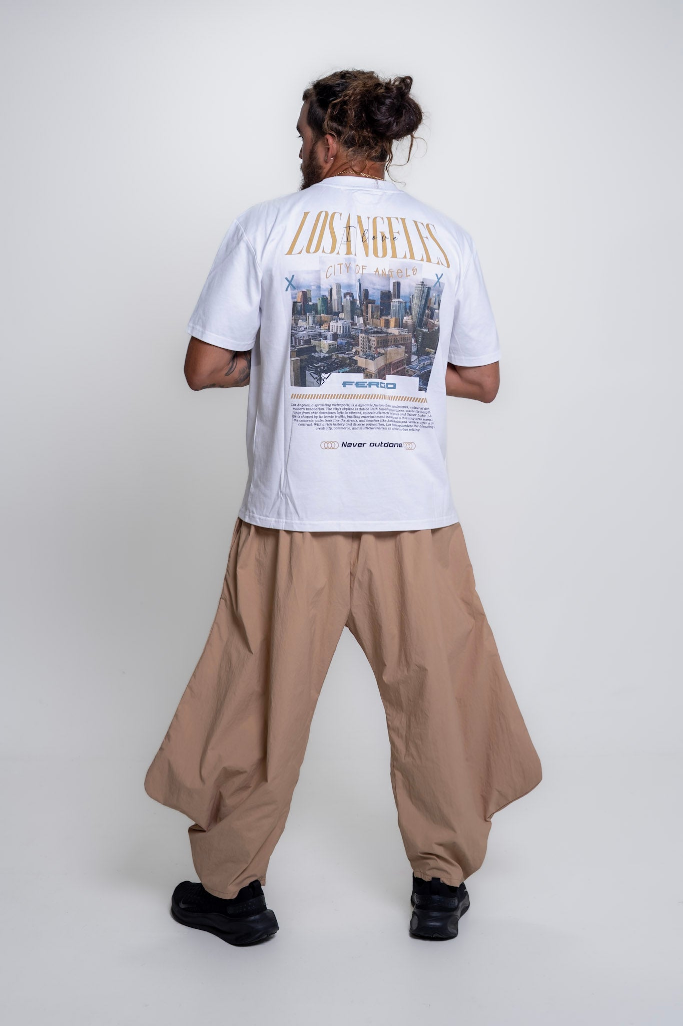 The Angelino | Black, White, & Gold