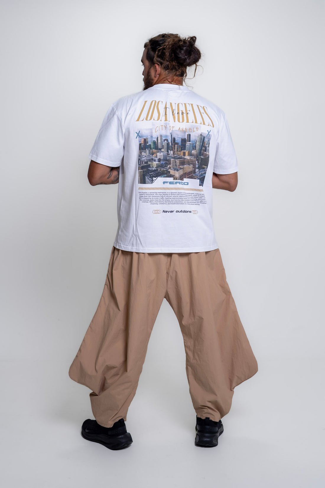 The Angelino | Black, White, & Gold