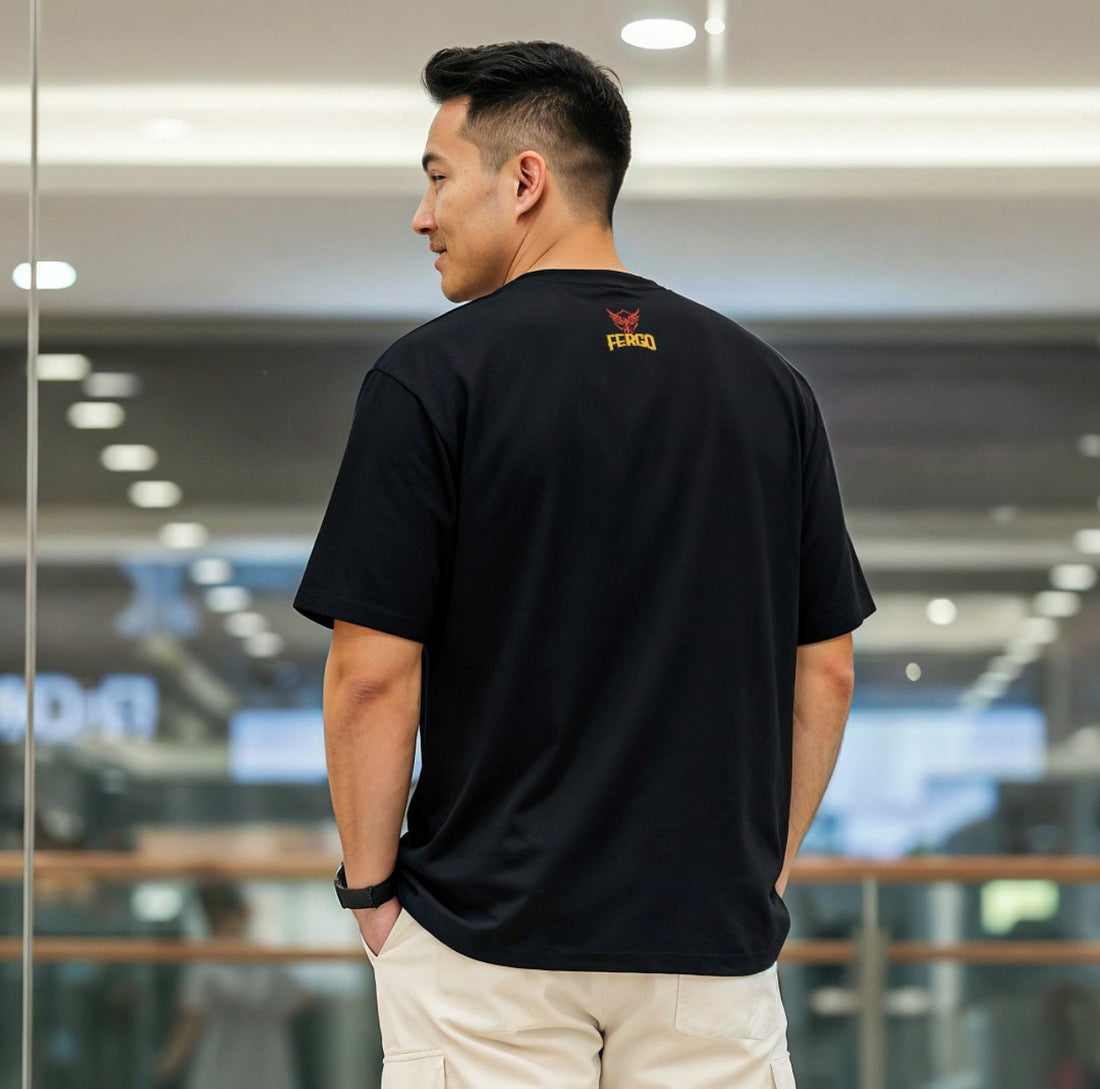 Rise of the Phoenix | Embellished Tee | Black