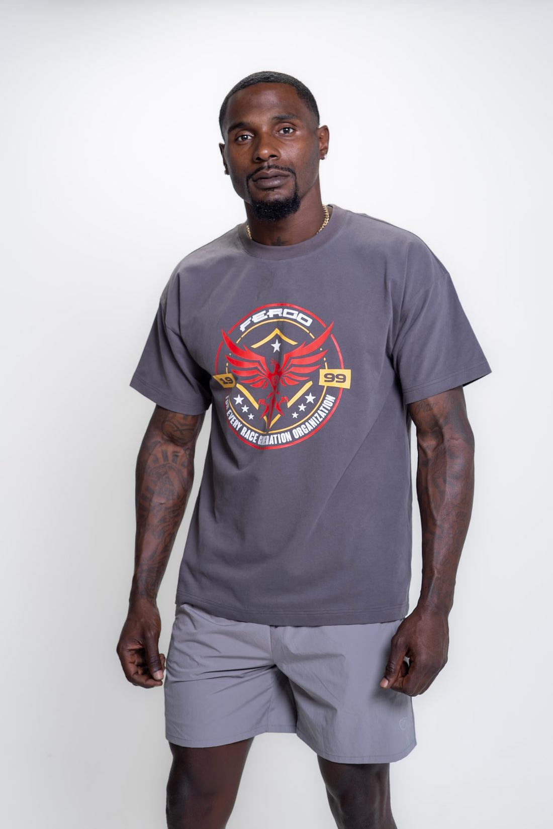 Phoenix Affirm Tee | Charcoal