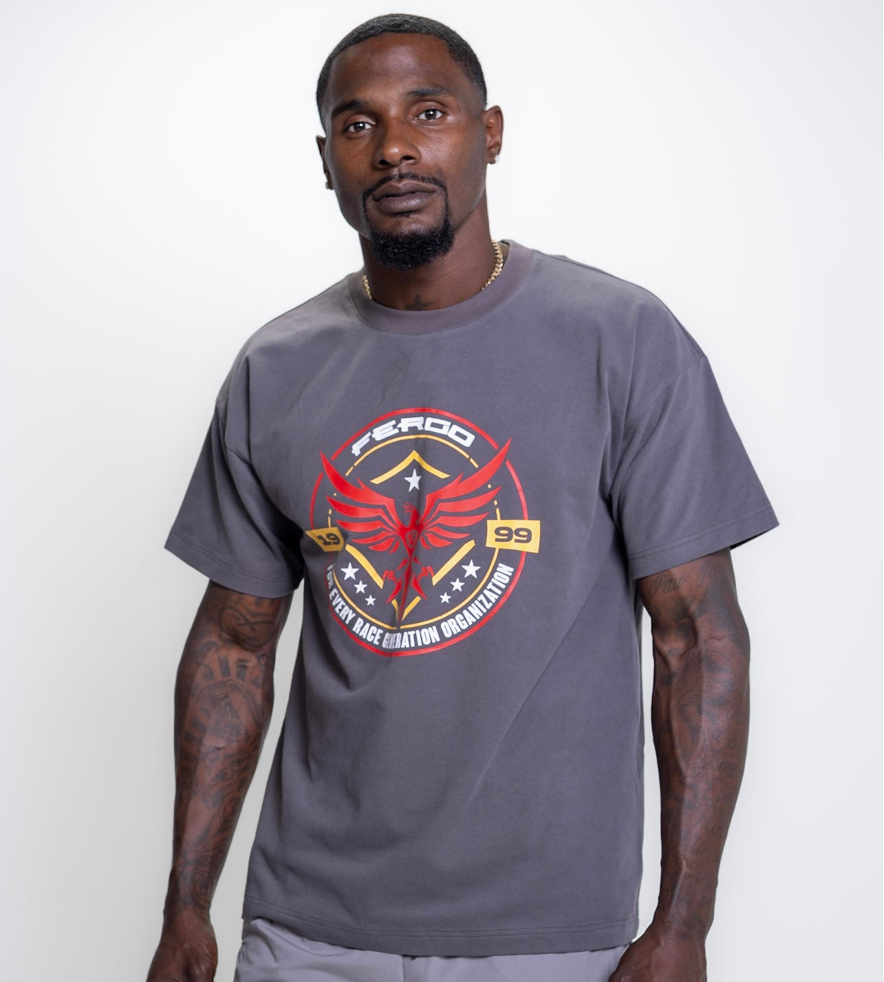 Phoenix Affirm Tee | Charcoal