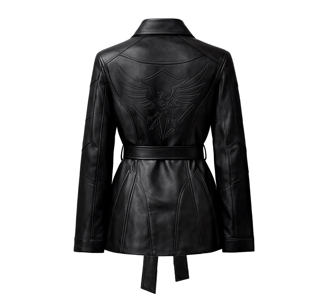 Sovereign Belted Leather Jacket | Timeless Collection