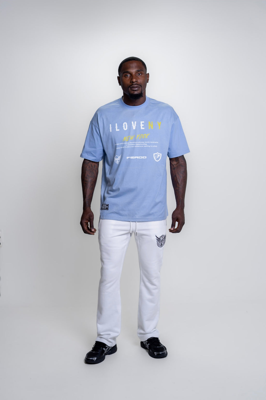 The New Yorker Tee | Sky Blue